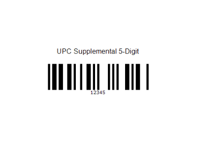 UP C supplemental 5 digit